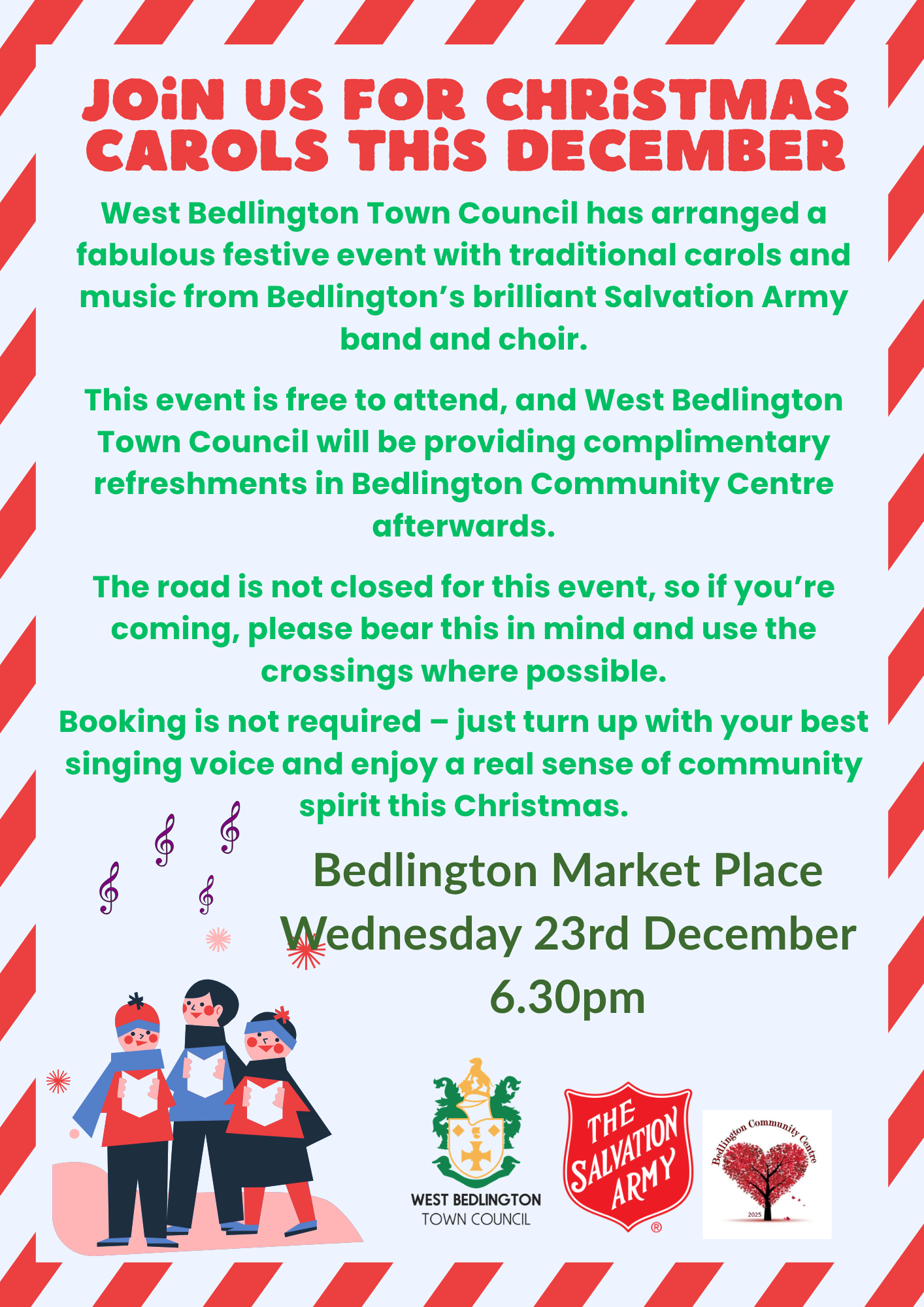 Join us for Christmas carols